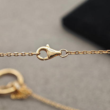 [Stellar Jewelry]JUSTE NECKLACE HALF DIAMOND
