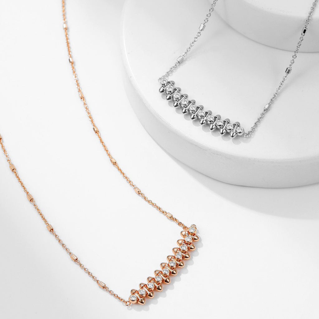 [Stellar Jewelry]CLASH  MEDIUM DIAMOND NECKLACE