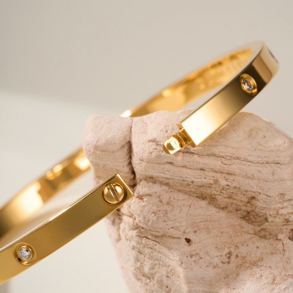 [Stellar Jewelry]LOVE BRACELET 3.65MM 10 DIAMONDS