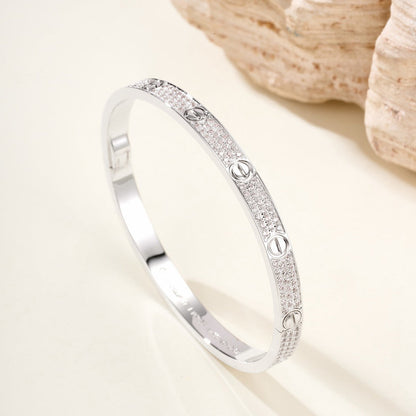[Stellar Jewelry]LOVE BRACELET 4.8MM DIAMOND-PAVED