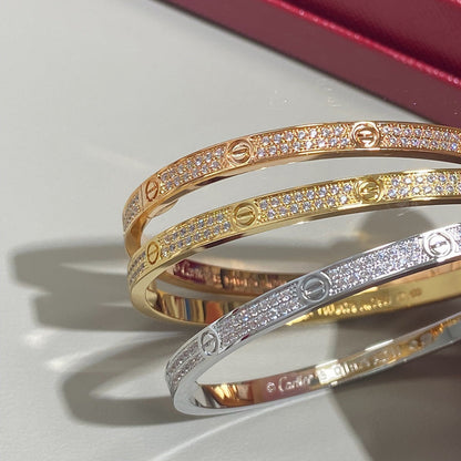 [Stellar Jewelry]LOVE BRACELET 3.65MM DIAMOND-PAVED