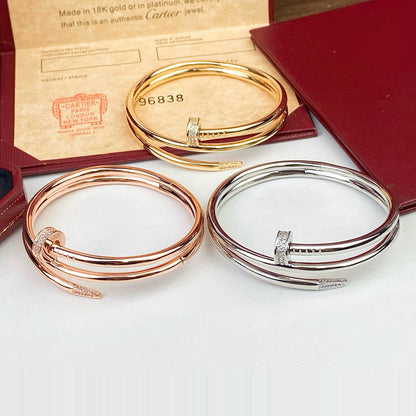 [Stellar Jewelry]JUSTE BRACELET 3.5MM DOUBLE ROW DIAMOND