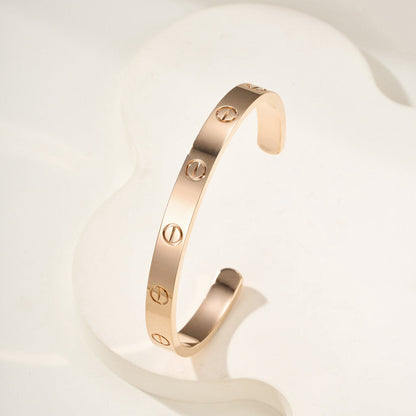 [Stellar Jewelry]LOVE BRACELET 6.1MM OPEN CUFF