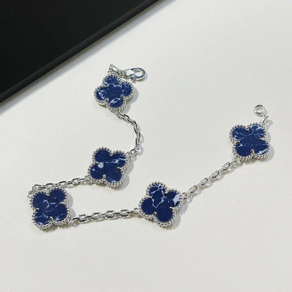 [Stellar Jewelry]CLOVER 5 MOTIF PIETERSITE BRACELET COLLECTION