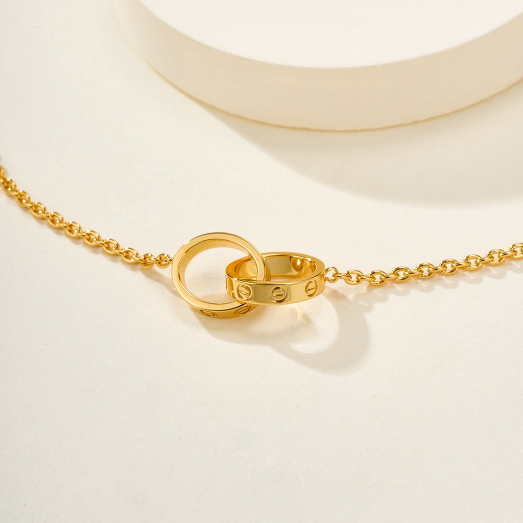 [Stellar Jewelry]LOVE BRACELET DOUBLE RING