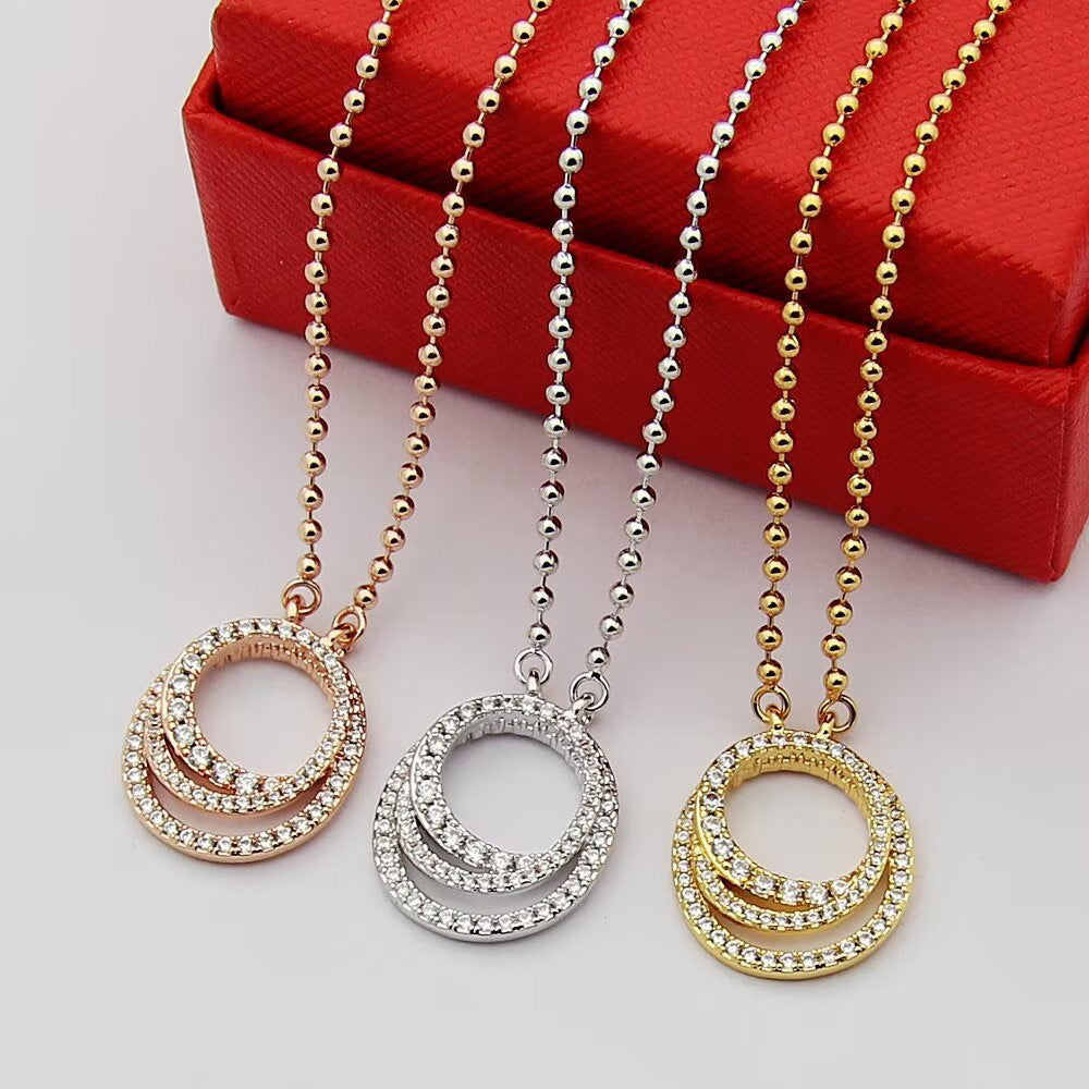[Stellar Jewelry]ETINCELLE  FULL DIAMOND NECKLACE