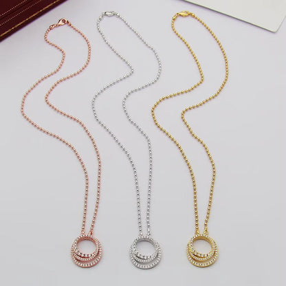 [Stellar Jewelry]ETINCELLE  FULL DIAMOND NECKLACE