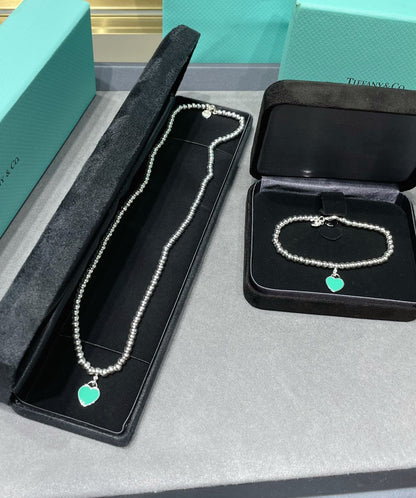 [Stellar jewels]RETURN TO TIF SILVER BEAD NECKLACE