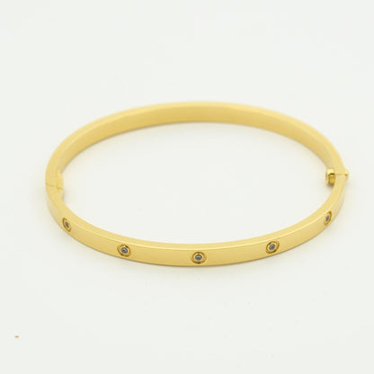 [Stellar Jewelry]LOVE BRACELET 3.65MM 10 DIAMONDS