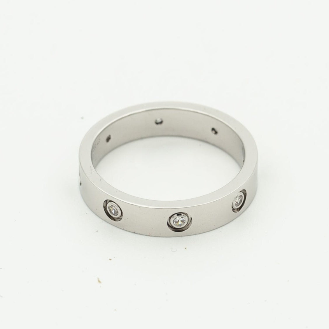 [Stellar Jewelry]LOVE RING 3.6MM 8 DIAMONDS