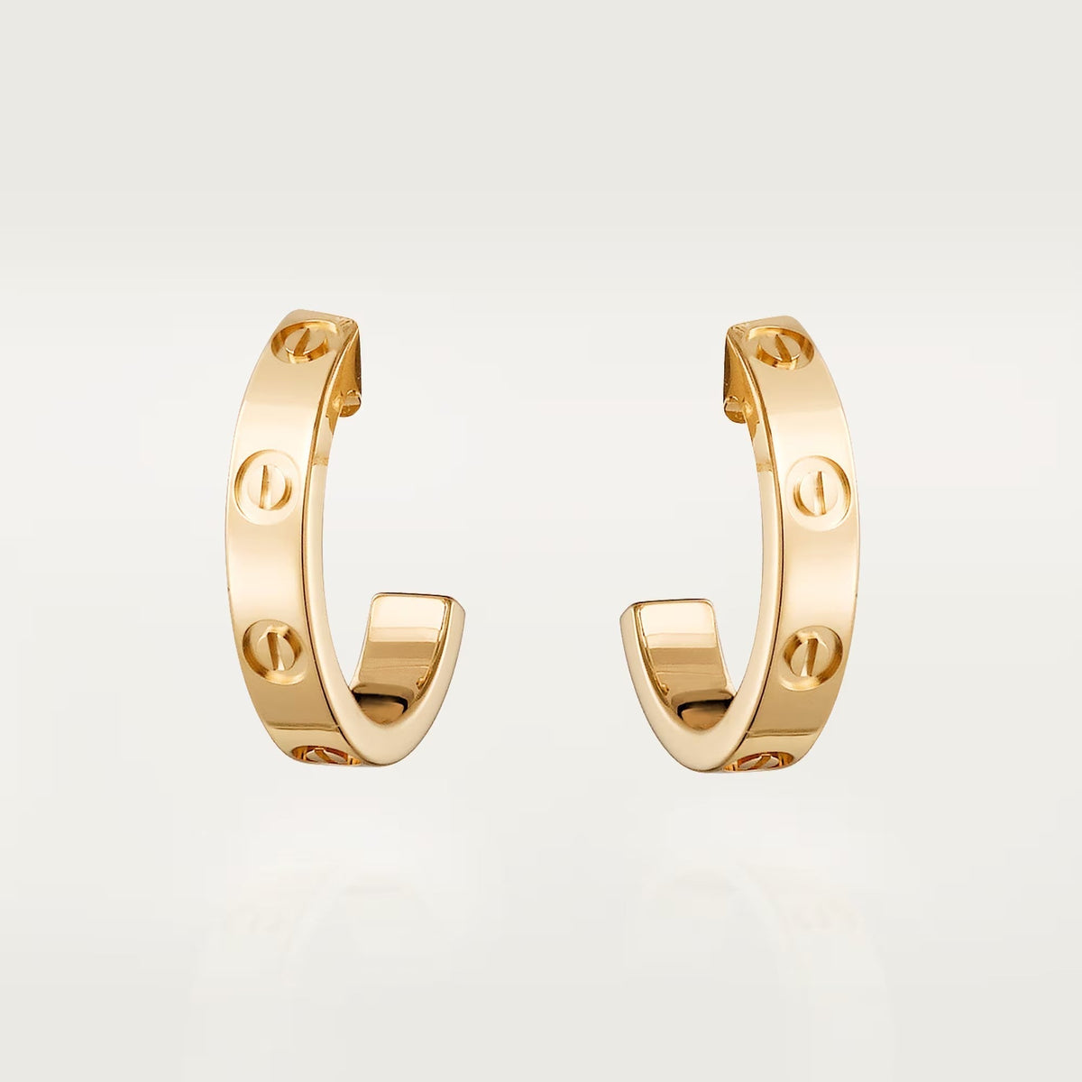 [Stellar Jewelry]LOVE EARRINGS 2.65 MM NO DIAMOND SMALL