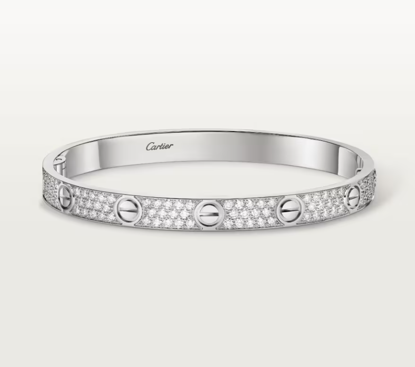 [Stellar Jewelry]NEW-LOVE-6.1MM-Width Diamond-Studded Bracelet