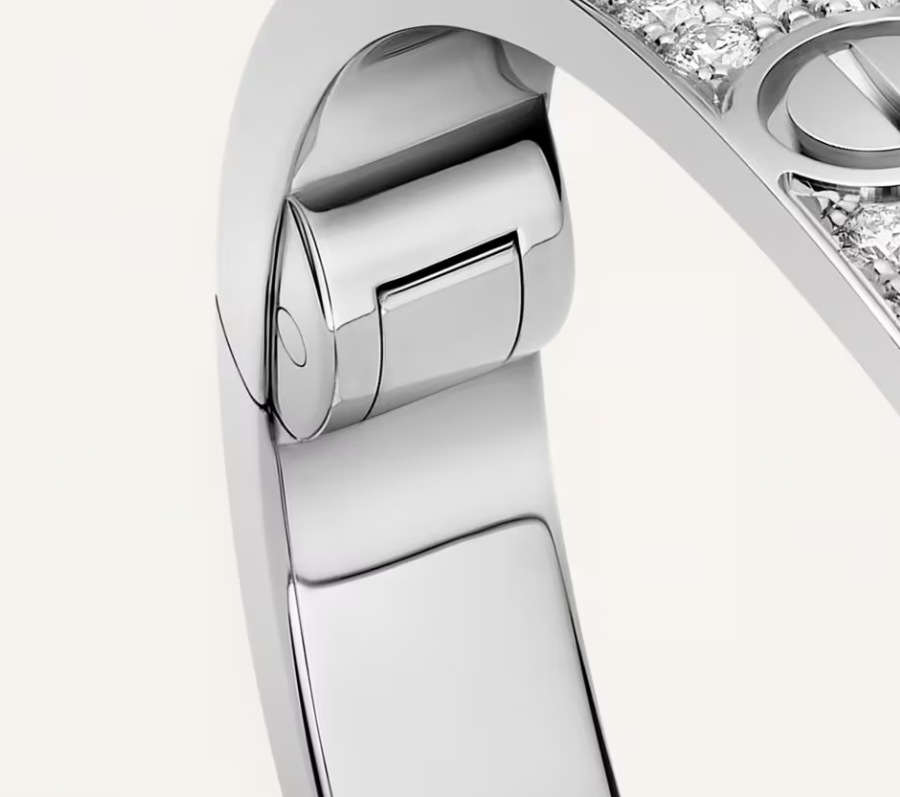 [Stellar Jewelry]NEW-LOVE-6.1MM-Width Diamond-Studded Bracelet