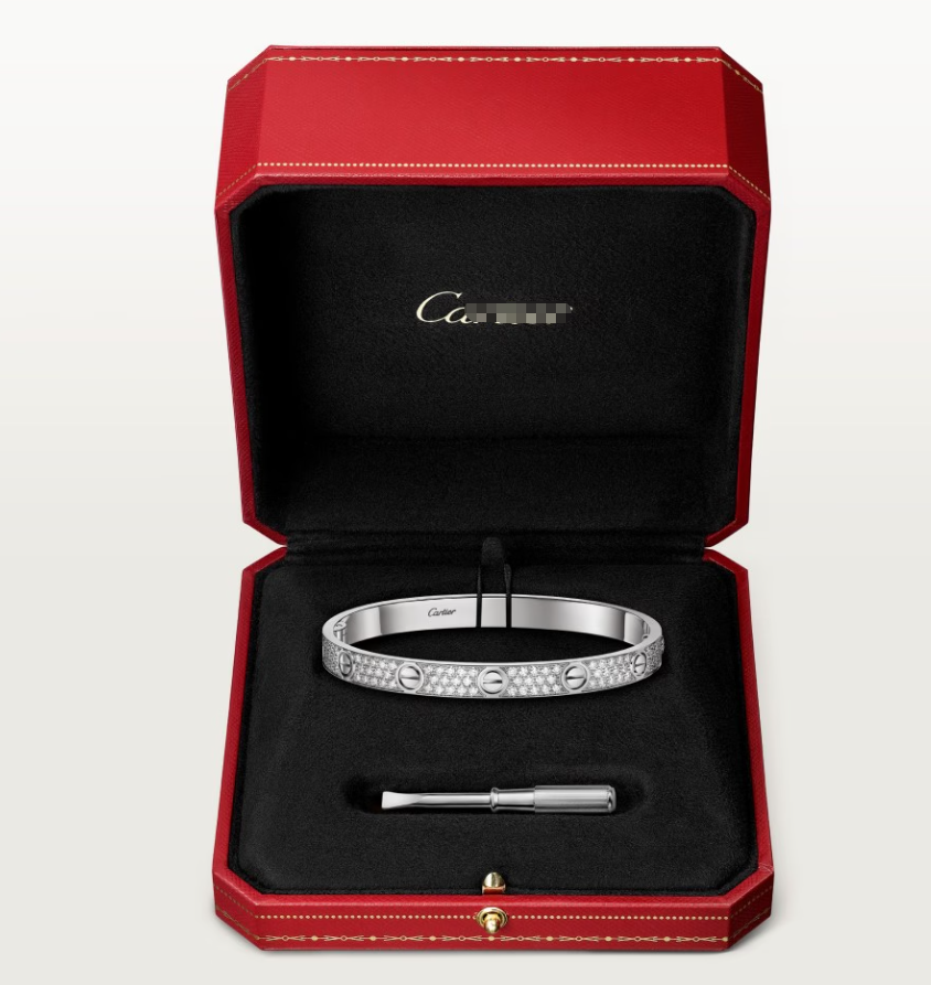 [Stellar Jewelry]NEW-LOVE-6.1MM-Width Diamond-Studded Bracelet