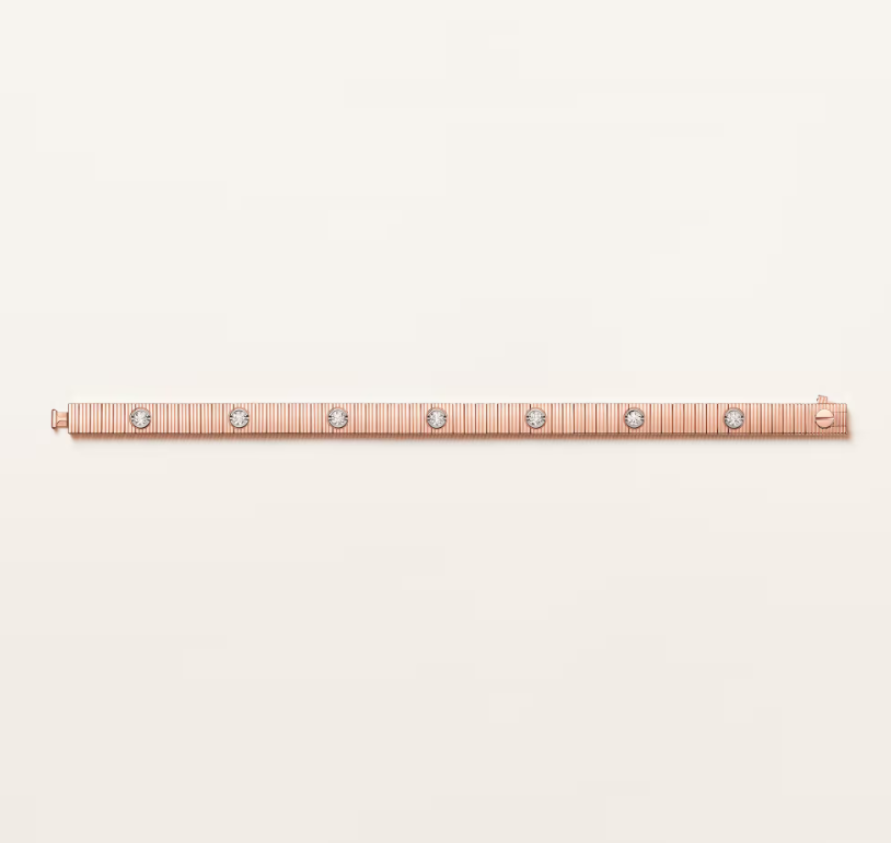 [Stellar Jewelry] NEW 7 MM 7-DIAMOND HEART-SHAPED BRACELET