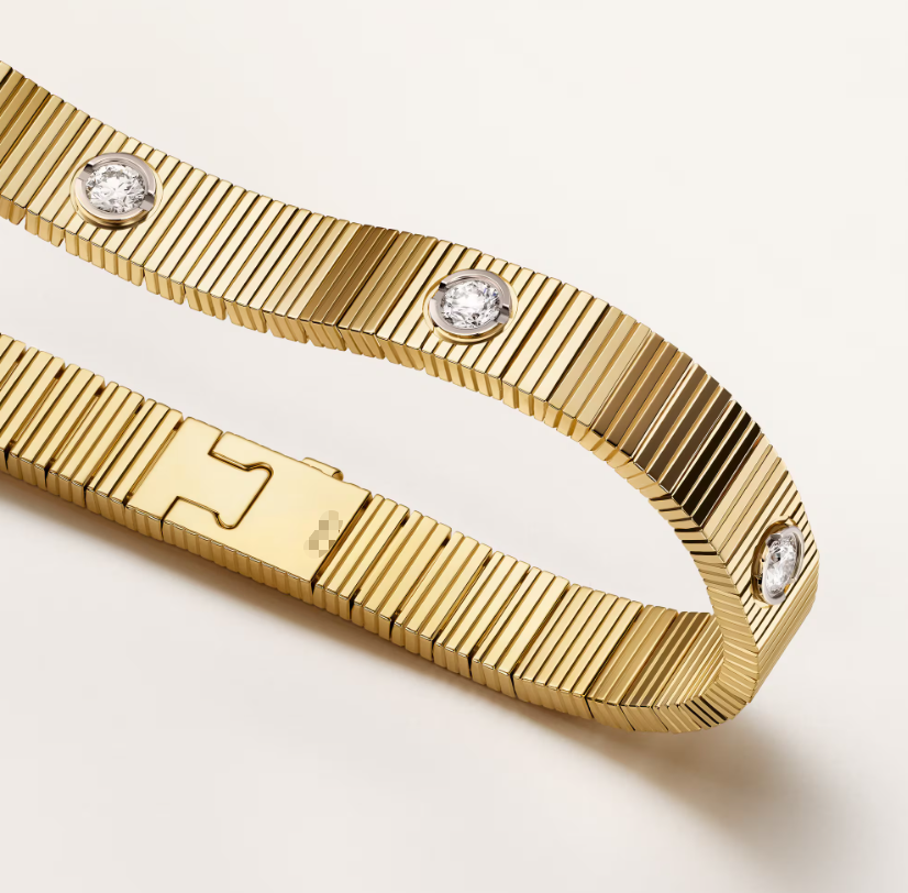 [Stellar Jewelry] NEW 7 MM 7-DIAMOND HEART-SHAPED BRACELET