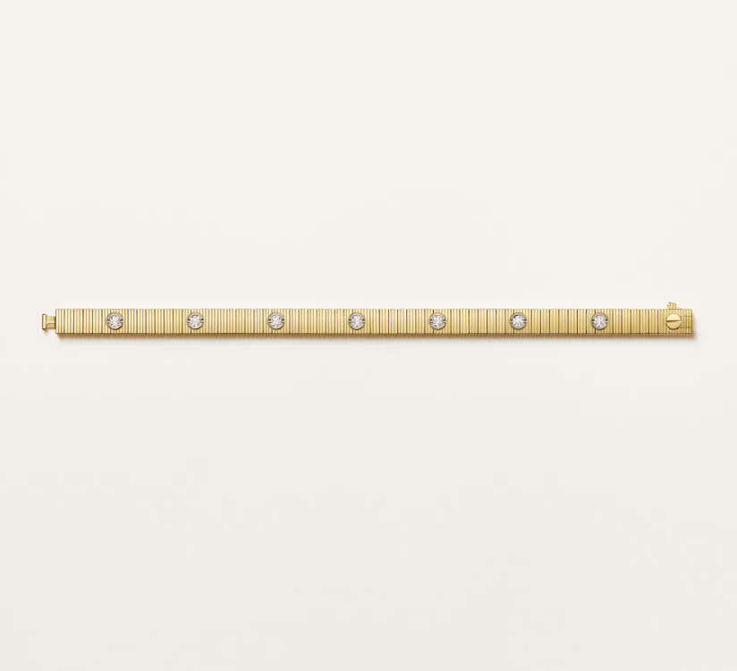 [Stellar Jewelry] NEW 7 MM 7-DIAMOND HEART-SHAPED BRACELET