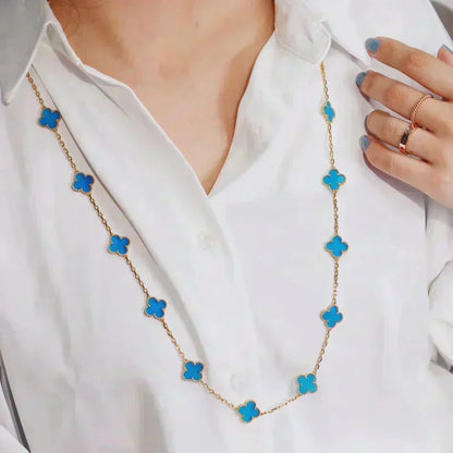 [Stellar Jewelry]CLOVER 20 MOTIFS TURQUOISE GOLD