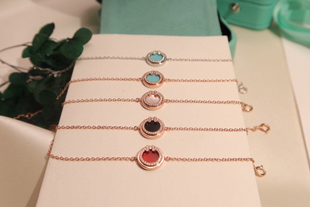 [Stellar jewels]DIAMOND CIRCLE PINK GOLD BRACELET