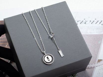 [Stellar Jewelry]LUCKY MOVE PM NECKLACE SILVER DIAMOND