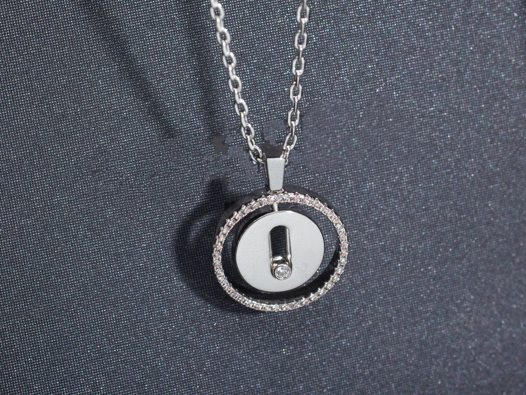 [Stellar Jewelry]LUCKY MOVE PM NECKLACE SILVER DIAMOND