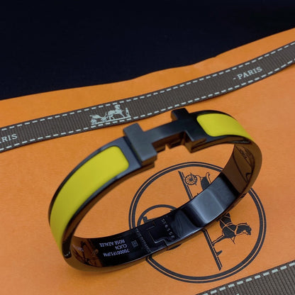 [Stellar Jewelry]CLIC HM SO BLACK YELLOW BRACELET