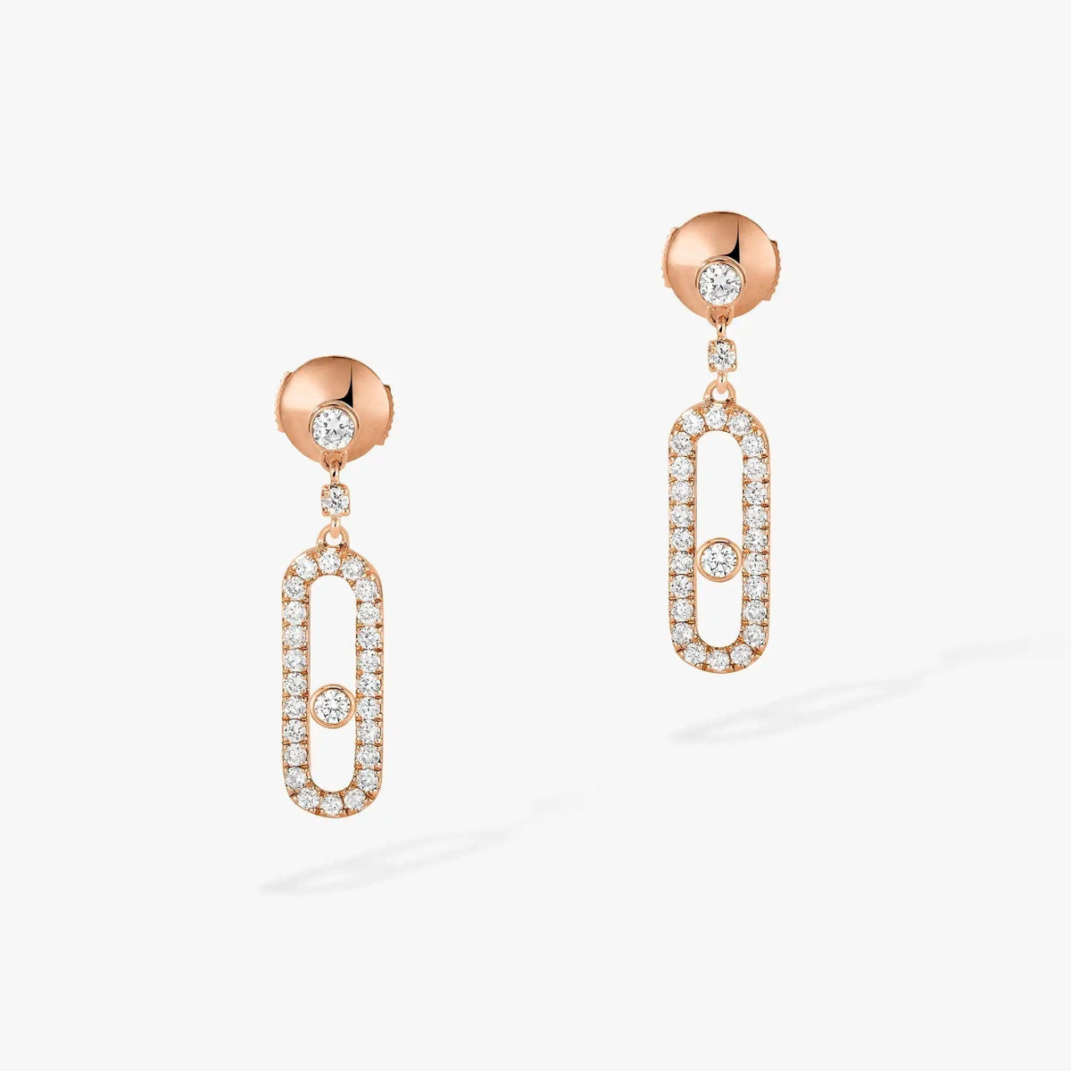 [Stellar Jewelry]DORMEUSES MOVE UNO DIAMOND EARRINGS