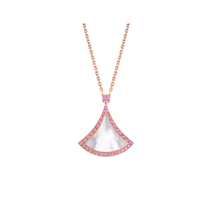 [Stellar Jewelry]DREAM NECKLACE MOP DIAMOND PINK