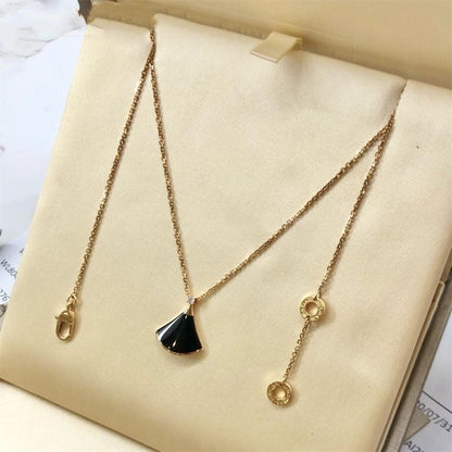[Stellar Jewelry]DREAM NECKLACE ONYX 1 DIAMOND