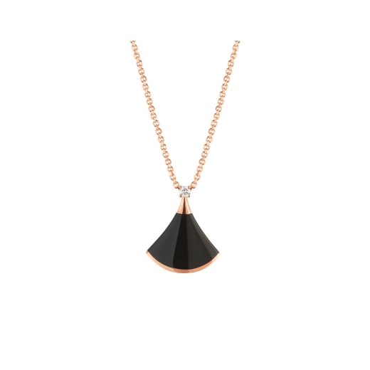 [Stellar Jewelry]DREAM NECKLACE ONYX 1 DIAMOND