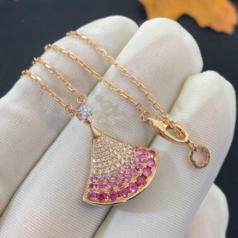 [Stellar Jewelry]DREAM NECKLACE PINK GOLD PINK DIAMOND