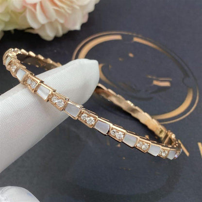 [Stellar Jewelry]SERPENTI BRACELET PINK GOLD MOP DIAMOND