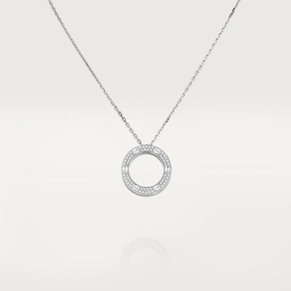 [Stellar Jewelry]LOVE NECKLACE ADJUSTABLE SILVER