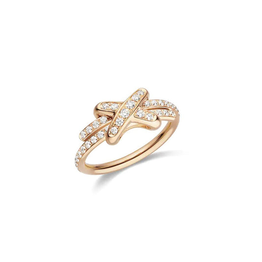 [Stellar Jewelry]JEUX DE RING PINK GOLD DIAMOND