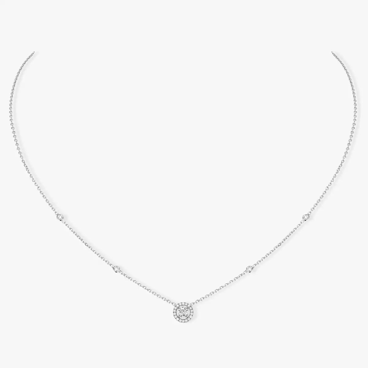 [Stellar Jewelry]Diamond Necklace 0,20ct Brilliant Shape Joy