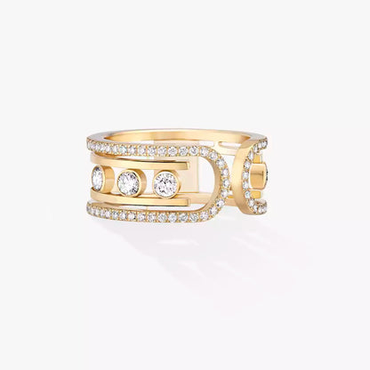 [Stellar Jewelry]Move 10th Diamond Ring in Gold