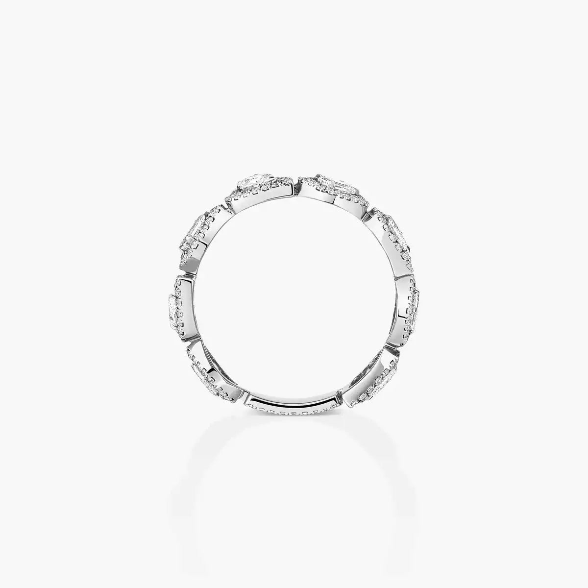 [Stellar Jewelry]Diamond Wedding Ring My Twin