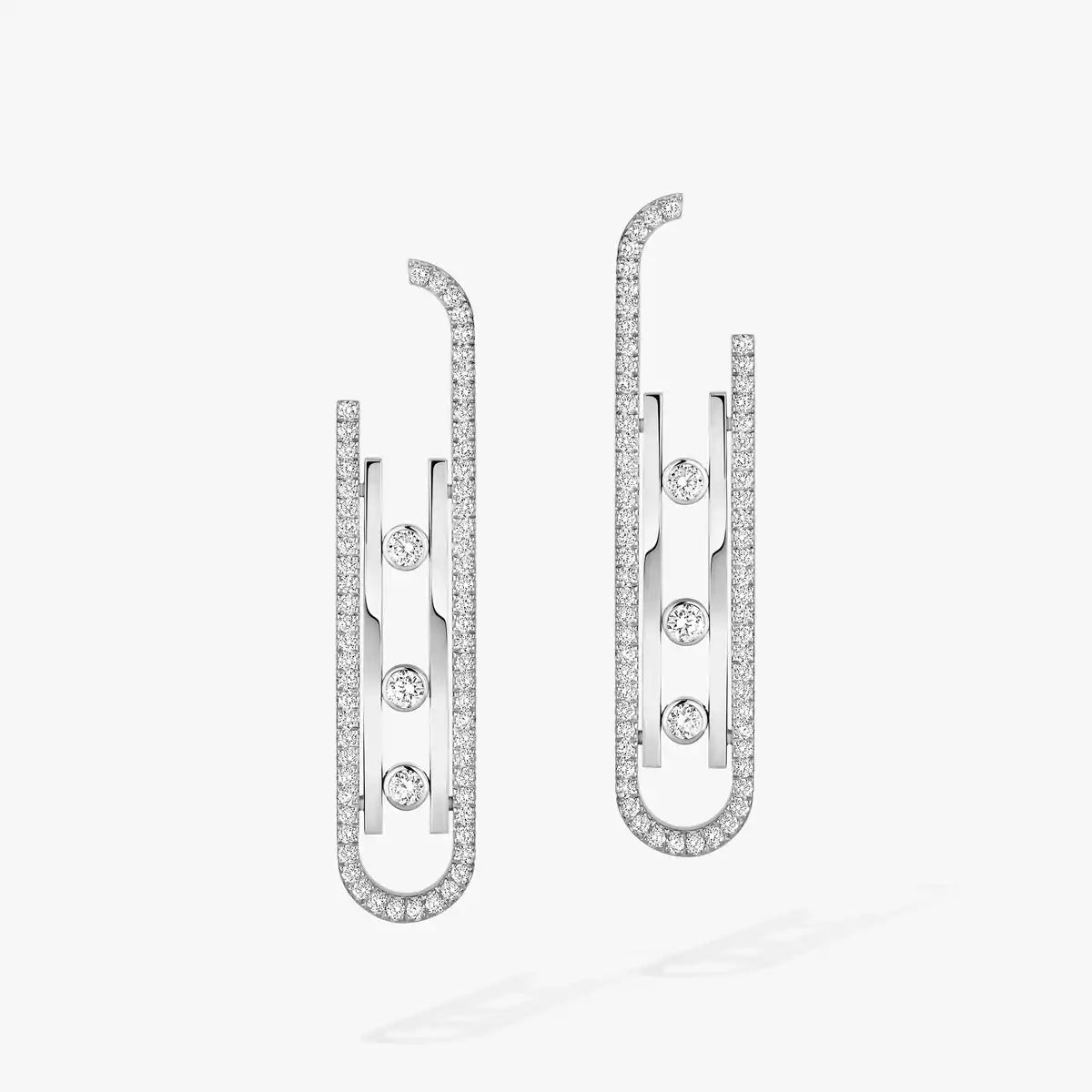[Stellar Jewelry]Diamond Pendant Earrings Move 10Th