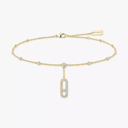 [Stellar Jewelry] Move Uno pavé ankle bracelet