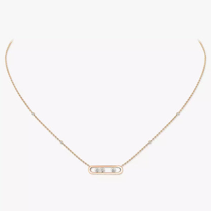 [Stellar Jewelry] Baby Move Gold Diamond Necklace