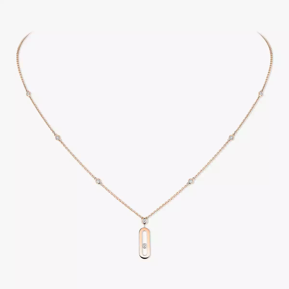[Stellar Jewelry] Move Uno Gold Diamond Long Necklace