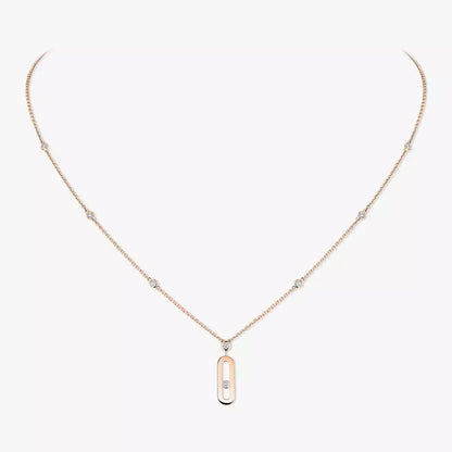 [Stellar Jewelry] Move Uno Gold Diamond Long Necklace