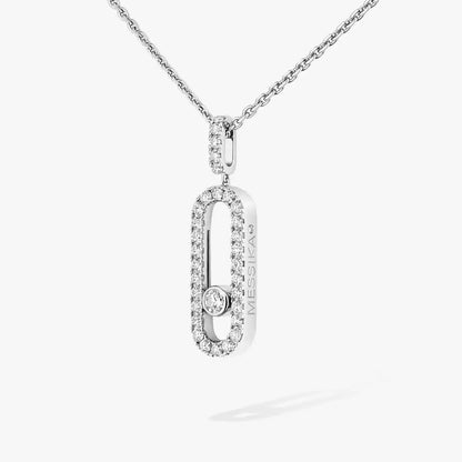 [Stellar Jewelry]Move Uno Diamond Necklace in Rose Gold