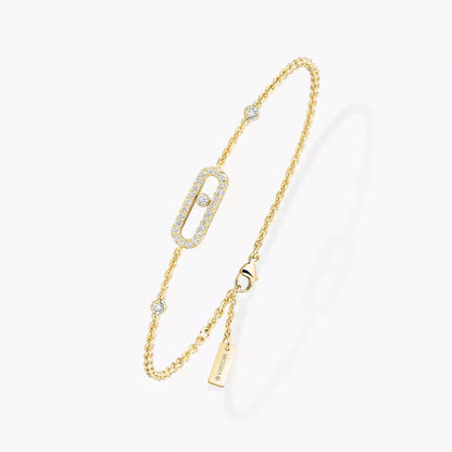 [Stellar Jewelry]Move Uno Diamond Bracelet