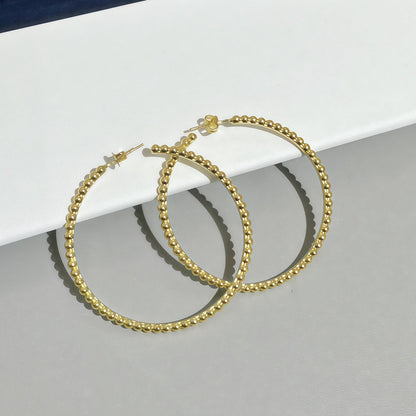 [Stellar Jewelry] SMOOTH BEAD STUD EARRINGS