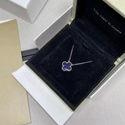 [Stellar Jewelry]CLOVER 15MM PIETERSITE NECKLACE SILVER