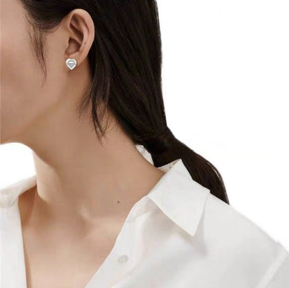 [Stellar jewels]RETURN TO TIF LOVE SILVER EARRINGS