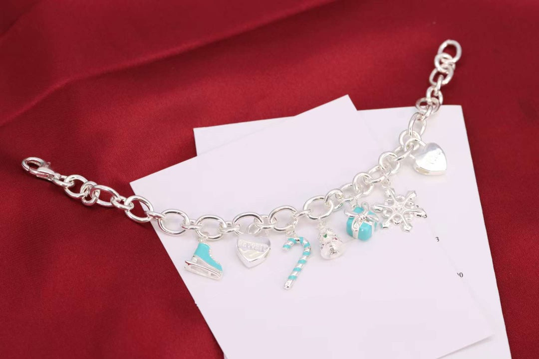 [Stellar jewels]CHRISTMAS SILVER BRACELET