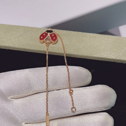 [Stellar Jewelry]LUCKY SPRING 1 MOTIF PINK GOLD BRACELET