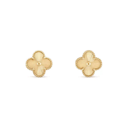 [Stellar Jewelry]CLOVER MEDIUM 1 MOTIFS LASER EARRINGS
